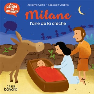 Milane, l'âne de la crèche