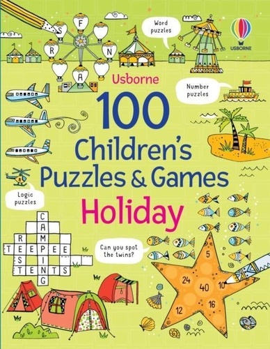 100 Children's Puzzles and Games Holiday. Edition en anglais