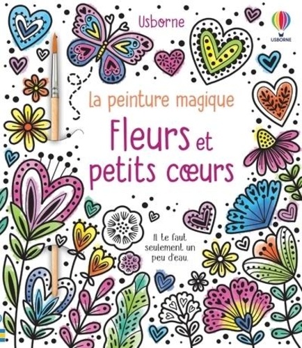 Fleurs et petits coeurs