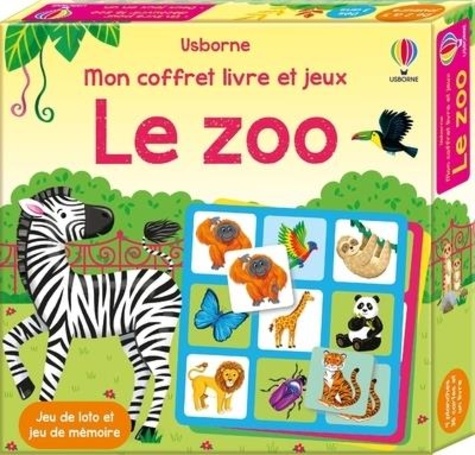 Le zoo. Mon coffret livre et jeux