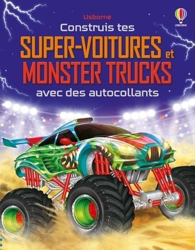 Construis tes super-voitures et monster trucks avec des autocollants. Avec des autocollants