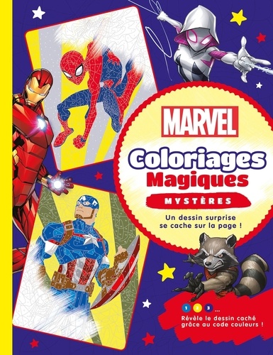 Marvel. Coloriages magiques mystères