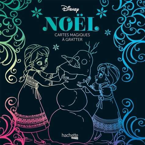 Cartes à gratter Disney Noël. Avec 1 stylet