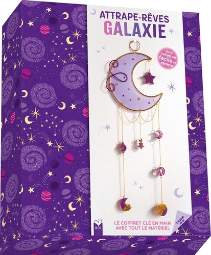 Attrape-rêves galaxie . Le coffret clé en main avec tout le matériel