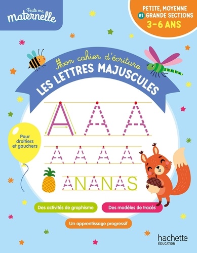 Mon cahier d'écriture : les lettres majuscules