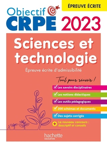 Sciences et technologie. Epreuve écrite d'admissibilité, Edition 2023