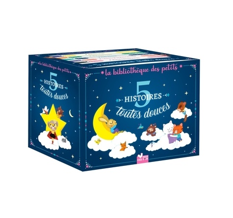 La bibliothèque des petits. 5 histoires toutes douces - Coffret en 5 volumes : Bonne nuit ; Je t'aime tant ; Papa bisous ; Quand je serai grand ! ; Super souricette et les dents du bonheur !