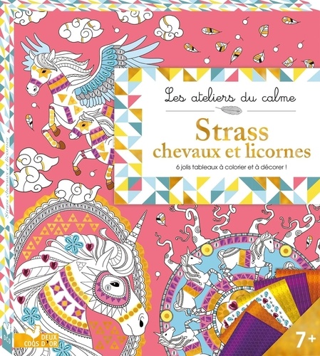 Strass Chevaux et licornes - boîte avec accessoires