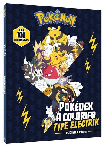 Pokedex à colorier. Type électrik