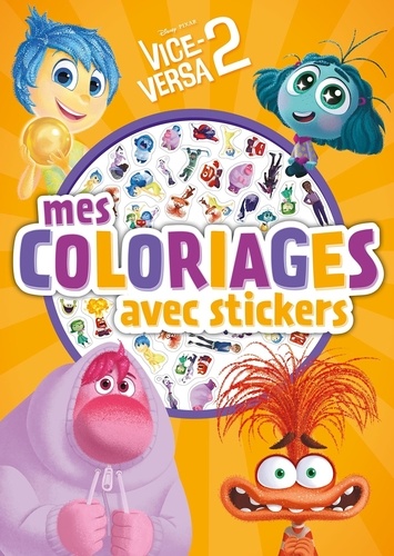 Mes coloriages avec stickers Vice Versa 2