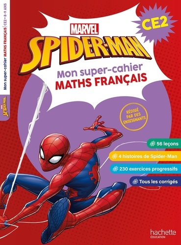Spider-Man : Mon super-cahier de maths et français. CE2