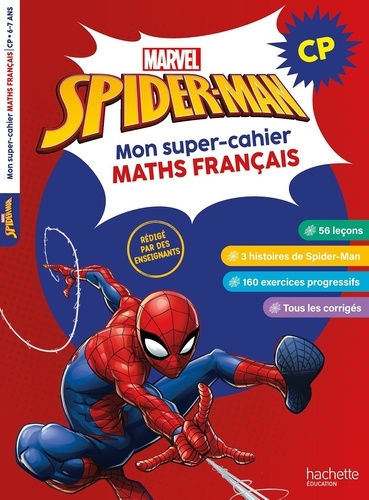 Spider-Man : Mon super-cahier de maths et français. CP