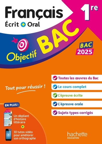 Français écrit + oral 1re. Edition 2025