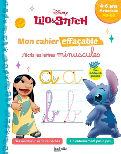 Lilo et Stitch - J'écris les lettres minuscules. Maternelle MS-GS