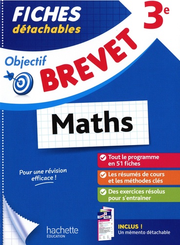 Maths 3e. Fiches détachables