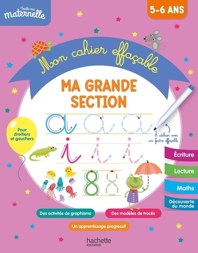 Mon cahier effaçable. Ma grande section