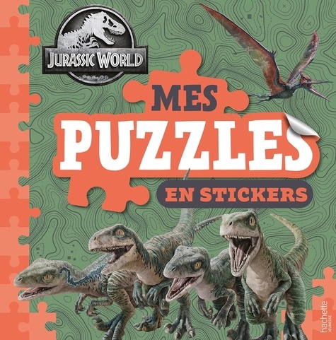 Mes puzzles en stickers Jurassic World