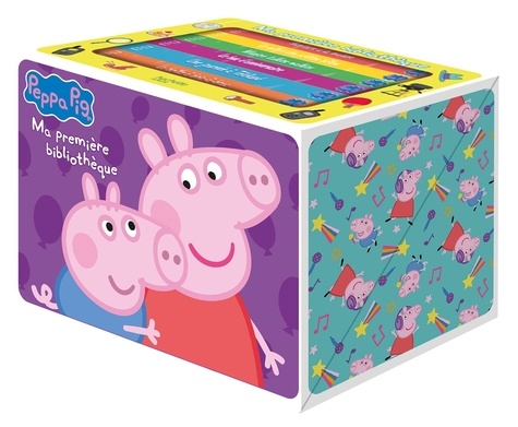 Ma première bibliothèque Peppa Pig. Coffret en 6 volumes : Le safari des petites bêtes ; Mission talkies-walkies ; Une journée à Téléland ; Le bus d'anniversaire ; Les cabanes en carton ; Le bureau de Peppa