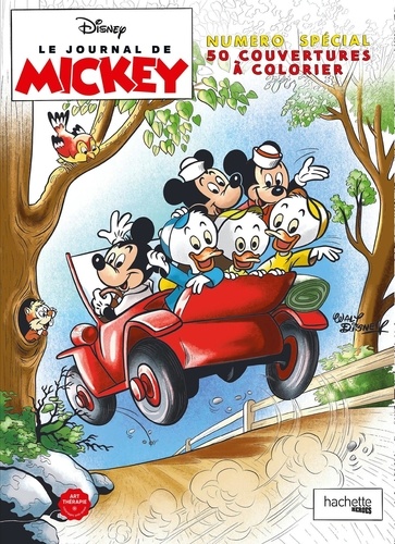 Le journal de Mickey. Numéro spécial 50 couvertures à colorier