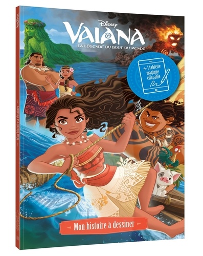 Vaiana, la légende du bout du monde. Avec 1 tablette magique effaçable et son feutre