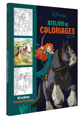 40 scènes Princesses et chevaux