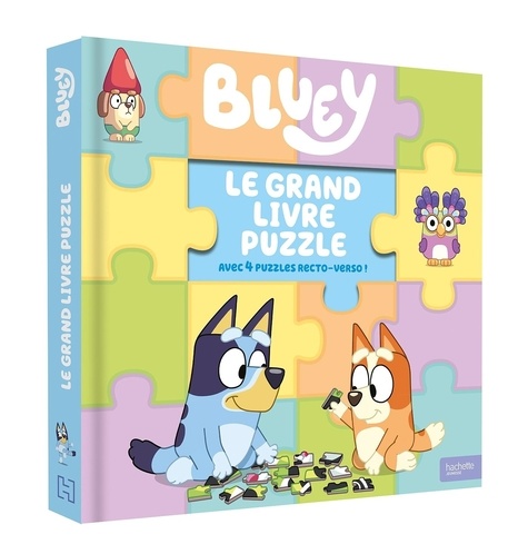 Le grand livre puzzle Bluey. Avec 4 puzzles recto-verso !