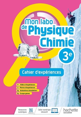 Mon labo de physique-chimie 3e. Cahier d'expériences, Edition 2022