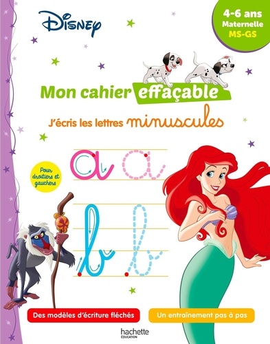 J'écris les lettres minuscules MS-GS Disney