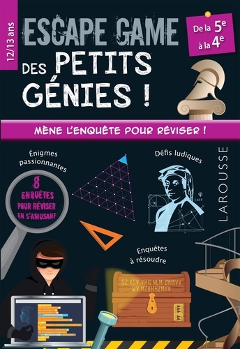 Escape game des petits génies de la 5e à la 4e