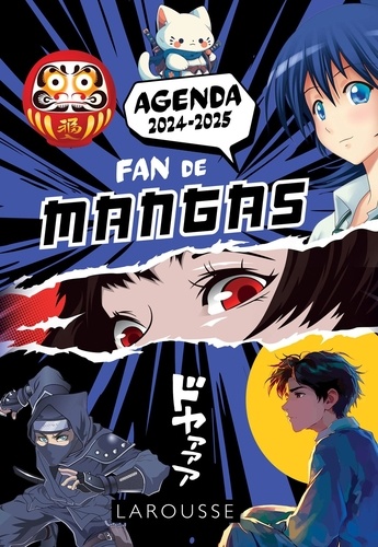 Agenda scolaire Mangas. Edition 2024-2025