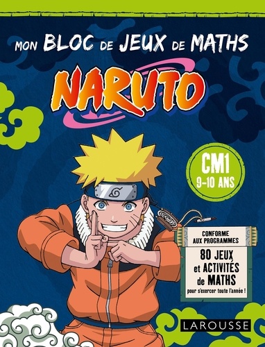Mon bloc de jeux de maths Naruto. CM1