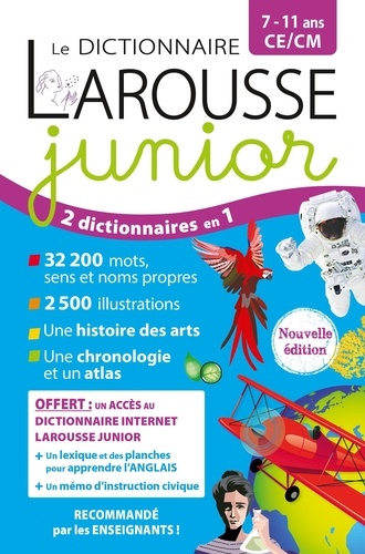 Le dictionnaire Larousse Junior CE/CM. Edition 2024