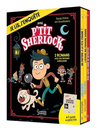 P'tit Sherlock : Coffret en 3 volumes. Un fantôme à la fête foraine ? ; L'affaire des poissons rouges ; Mon super guide de détective