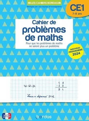 Cahier de problèmes de maths CE1