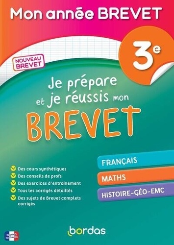 Je prépare et je réussis mon brevet 3e. Edition 2025