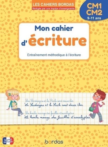 Mon cahier d'écriture CM1-CM2