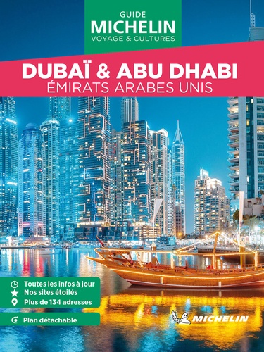 Dubaï et Abu Dhabi, Emirats Arabes Unis. Edition 2024. Avec 1 Plan détachable