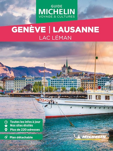 Genève, Lausanne. Lac Léman, Edition 2024, avec 1 Plan détachable