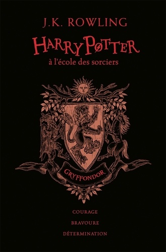 Harry Potter Tome 1 : Harry Potter à l'école des sorciers (Gryffondor). Edition collector 20e anniversaire