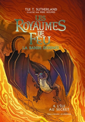 Les royaumes de feu - La bande dessinée Tome 4 : L'île au secret