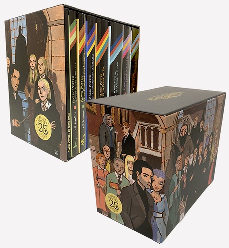 Harry Potter : Coffret collector 25 ans de magie. Inclus les 7 tomes avec les couvertures originales, 7 cartes postales des illustrations de couverture et 1 reproduction de l'illustration du coffret, Edition numérotée