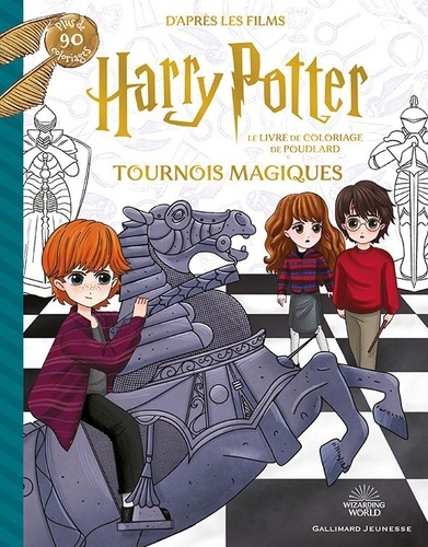 Harry Potter Le livre de coloriage de Poudlard. Tournois magiques