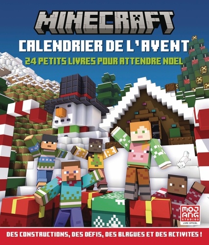 Calendrier de l'Avent Minecraft. 24 petits livres pour attendre Noël