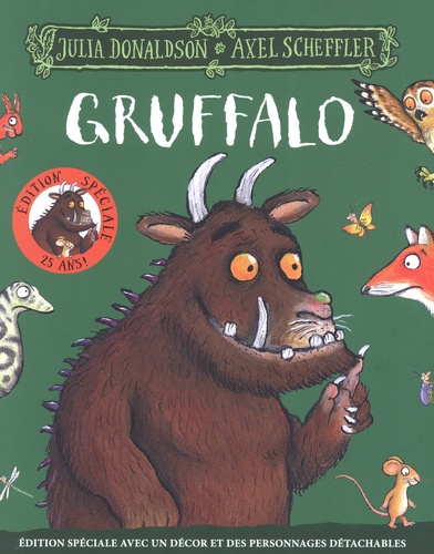 Gruffalo. Edition spéciale 25 ans avec un décor et des personnages détachables