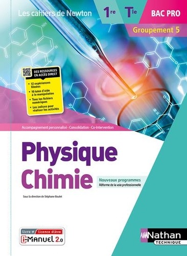 Physique Chimie 1re/Tle Bac Pro Groupements 5 Les cahiers de Newton. Edition 2022