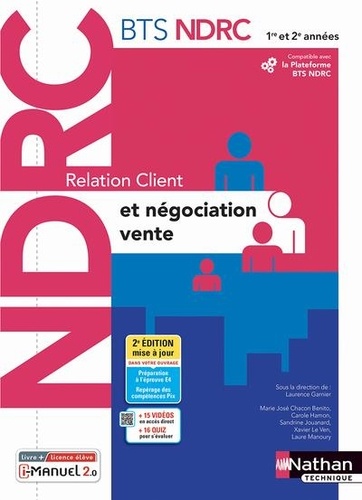 Relation client et négociation vente BTS NDRC 1re et 2e années. 2e édition