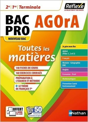 Toutes les matières Bac Pro AGOrA 2de / 1re / Terminale. Edition 2022