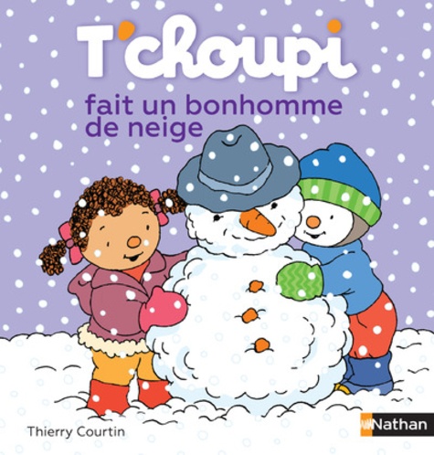 T'choupi fait un bonhomme de neige