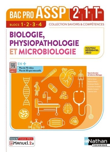 Biologie, physiopathologie et microbiologie 2e-1re-Tle Bac Pro ASSP. Edition 2022