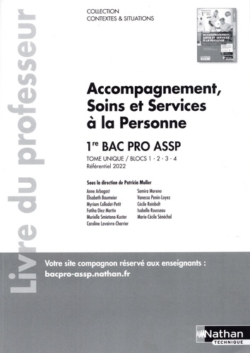 Accompagnement soins et services à la personne. Tome unique Accompagnement